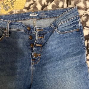Old navy rock star high rise super skinny jeans